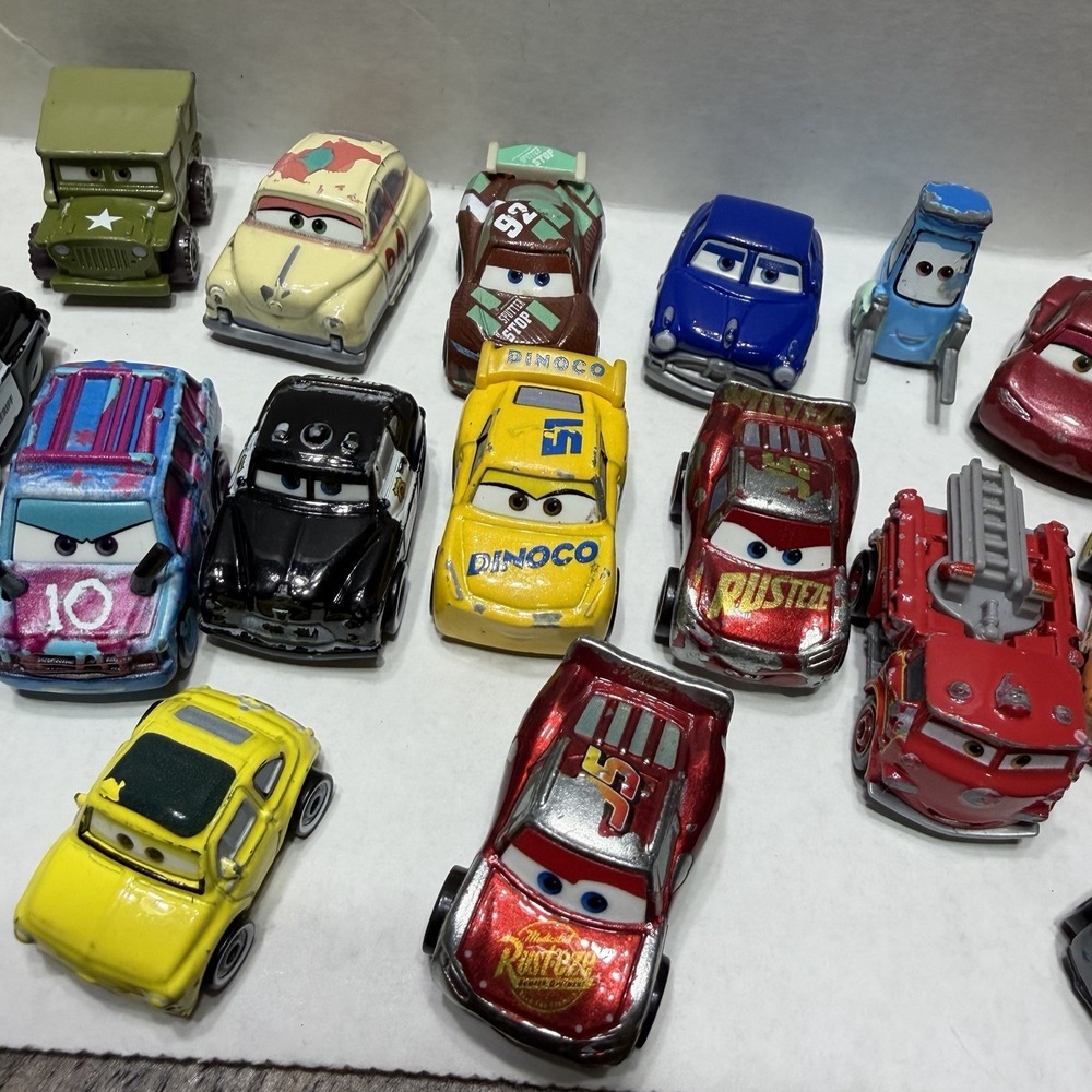 Disney Cars Mini Die Cast Racer Lot 29 Cars - Picture 11 of 16